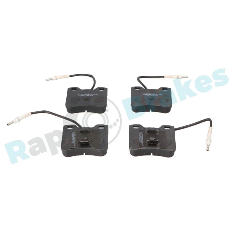 RAPBRAKES stabdžių trinkelių rinkinys, diskinis stabdys R-P0025
