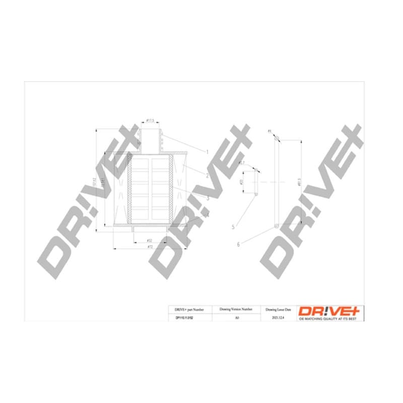 DRVE alyvos filtras DP1110.11.0152