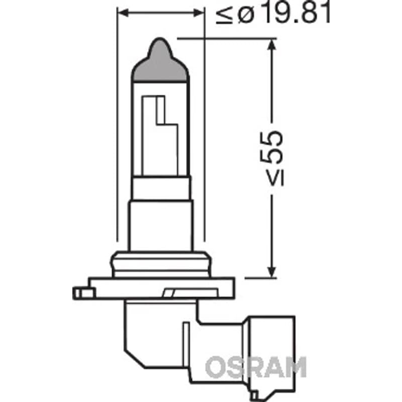 OSRAM lemputė, priekinis žibintas 9145