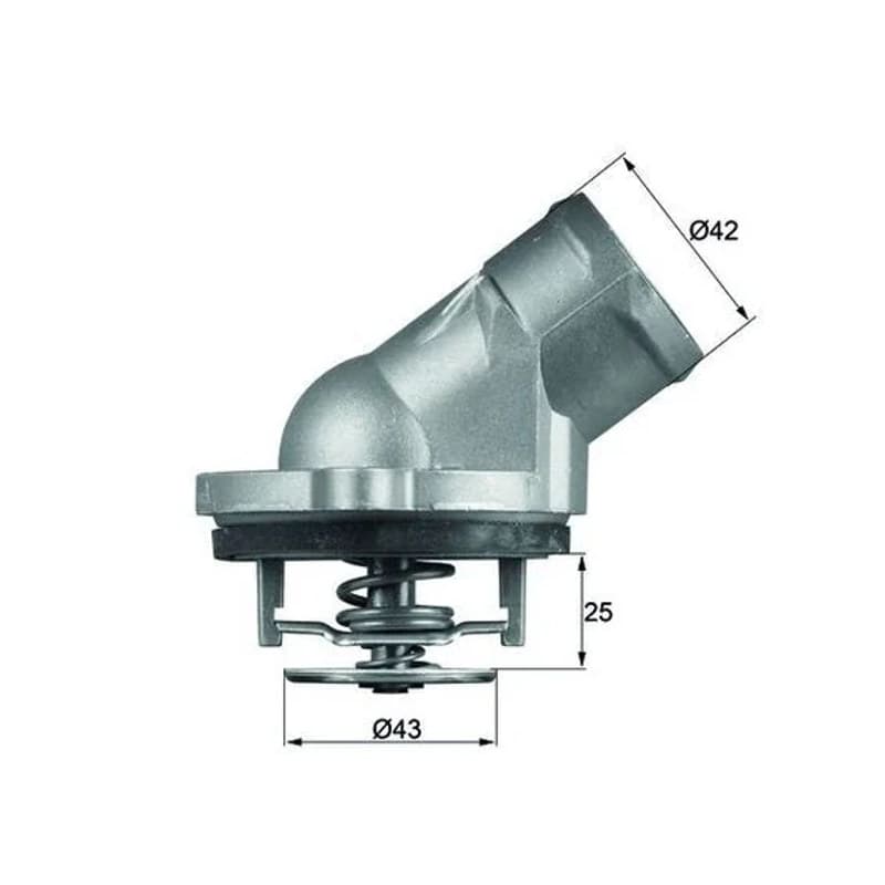 MAHLE TI 45 87D termostatas, aušinimo skystis