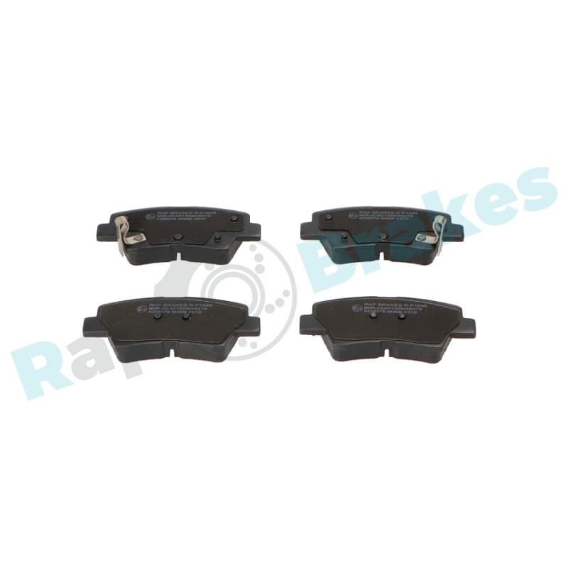 RAPBRAKES stabdžių trinkelių rinkinys, diskinis stabdys R-P1646