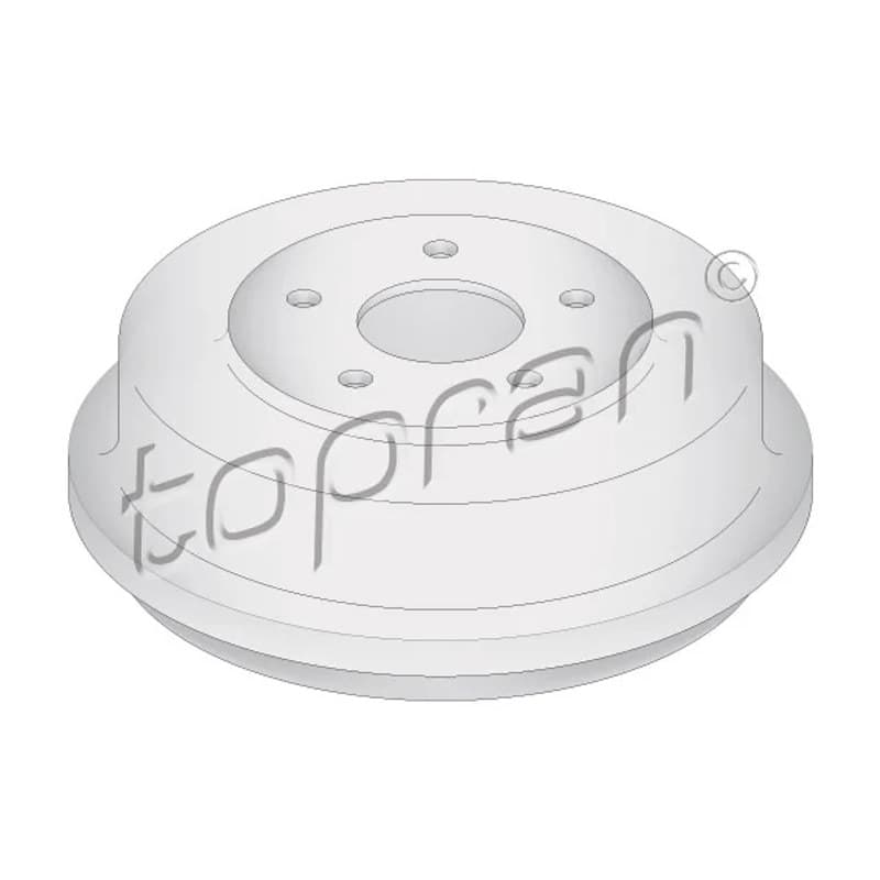 TOPRAN 302 250 stabdžių būgnas