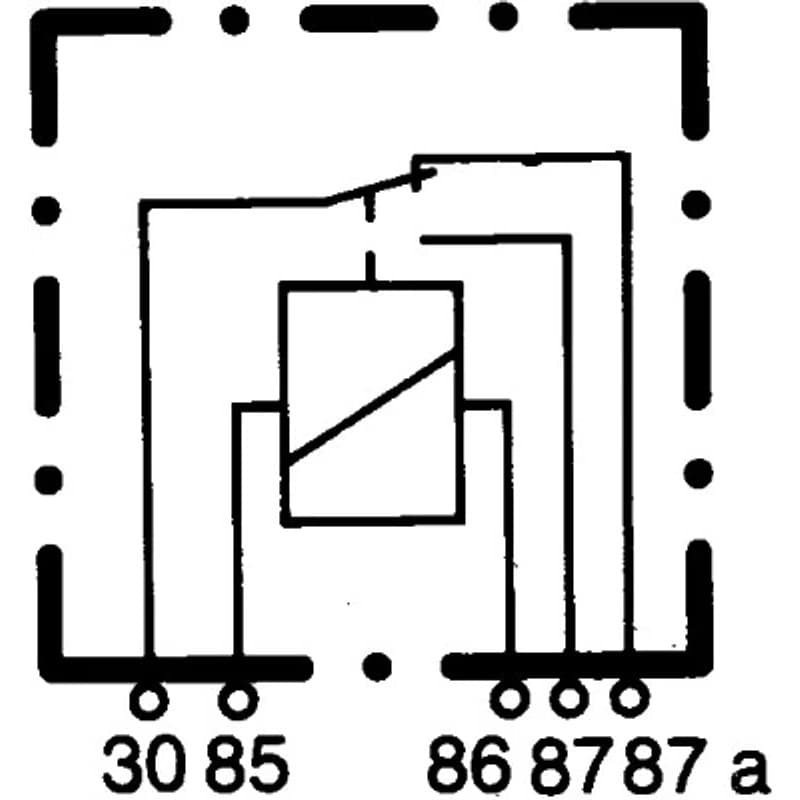 HELLA 4RD 933 332-051 relė, pagrindinė srovė