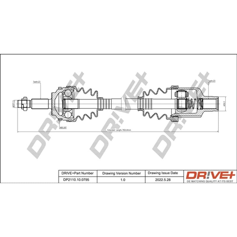 DRVE pusašis DP2110.10.0795