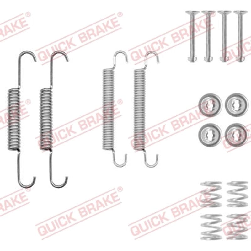 QUICKBRAKE priedų komplektas, stovėjimo stabdžių trinkelės 105-0020
