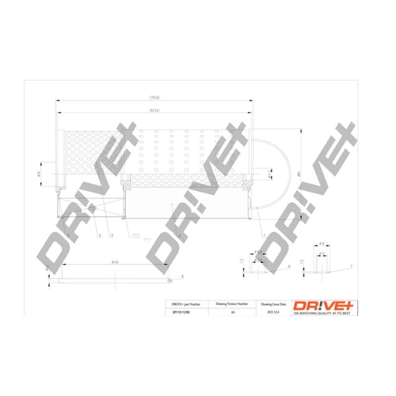DRVE alyvos filtras DP1110.11.0183