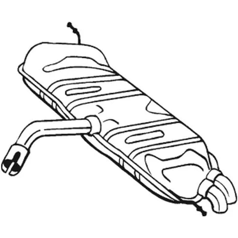 BOSAL galinis duslintuvas 233-179