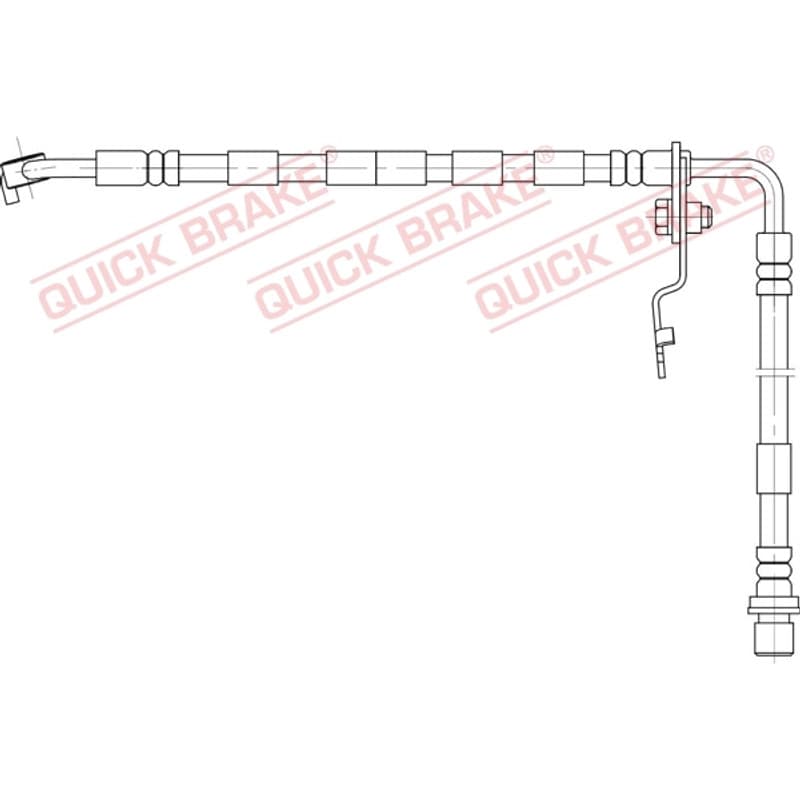 QUICKBRAKE stabdžių žarnelė 50.892
