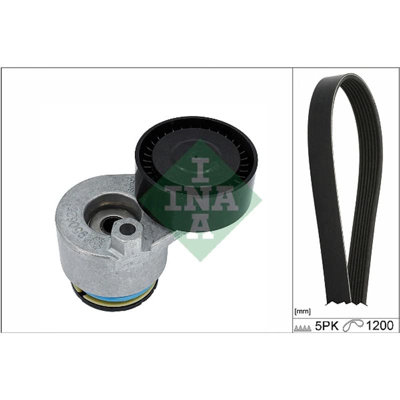 SCHAEFFLERINA V formos rumbuotas diržas, komplektas 529 0511 10