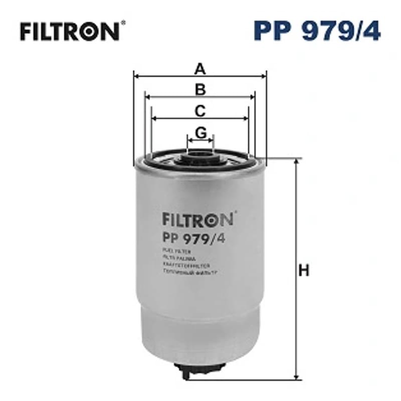 FILTRON Kuro filtras PP 979/4
