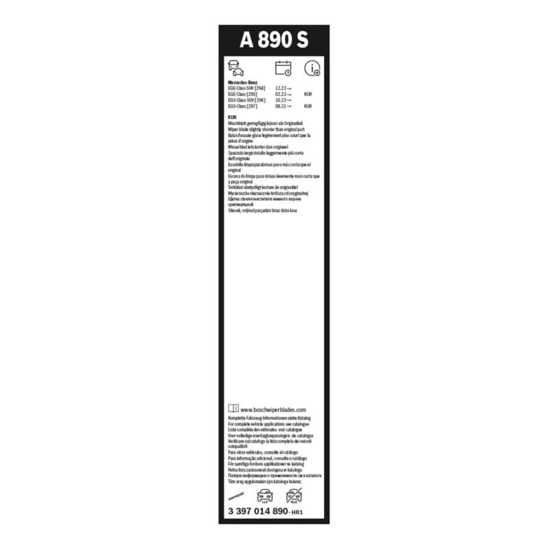 BOSCH 3 397 014 890 valytuvai