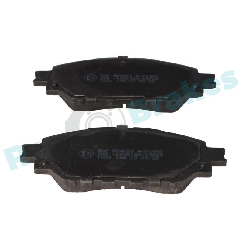RAPBRAKES stabdžių trinkelių rinkinys, diskinis stabdys R-P1558