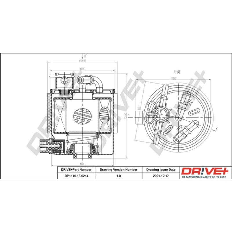 DRVE kuro filtras DP1110.13.0214