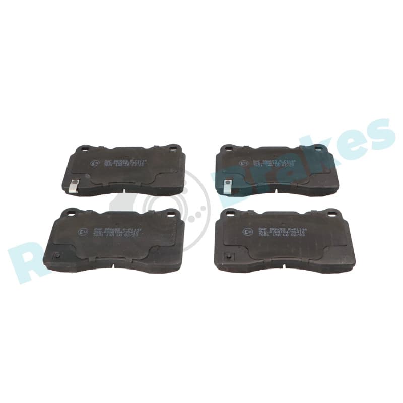RAPBRAKES stabdžių trinkelių rinkinys, diskinis stabdys R-P1144