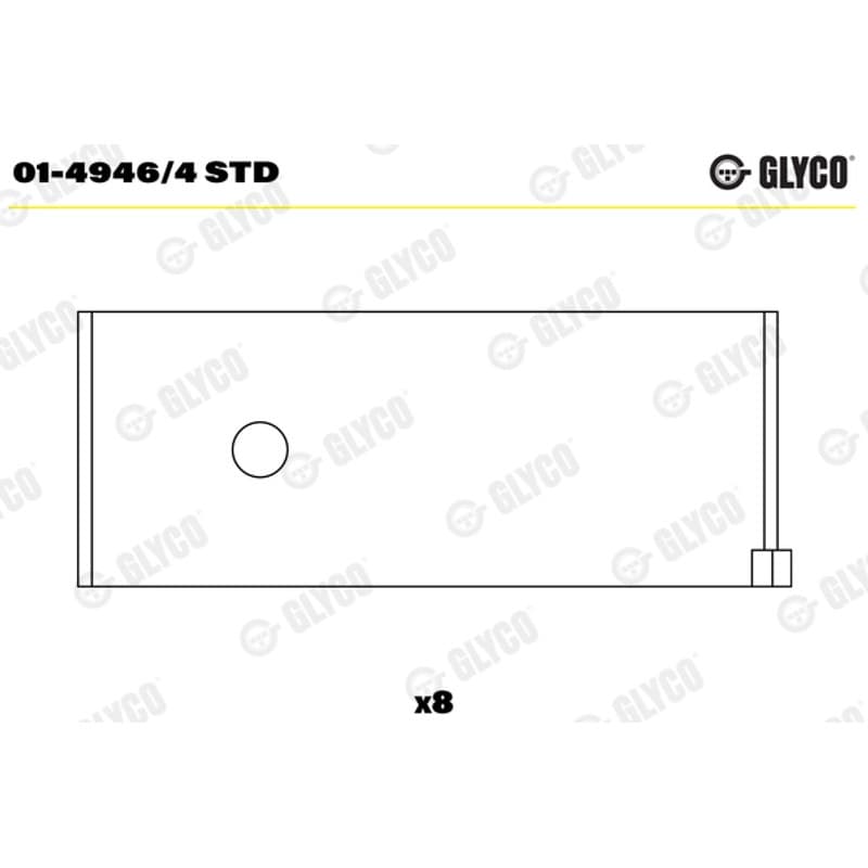 GLYCO guoliai dideliu galu 01-4946/4 STD