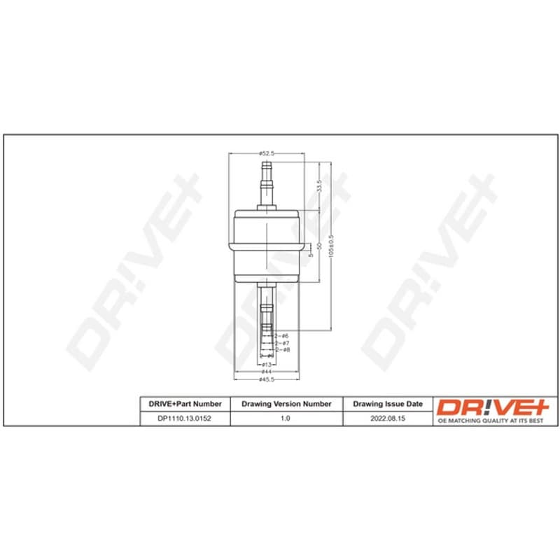 DRVE kuro filtras DP1110.13.0152