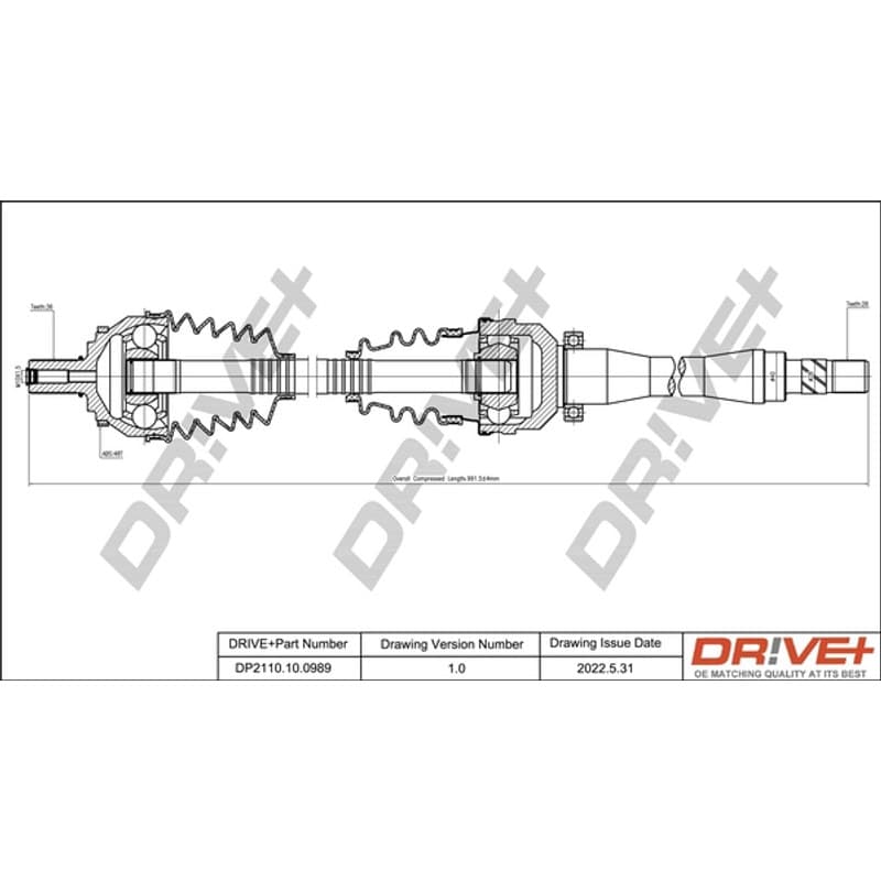DRVE pusašis DP2110.10.0989