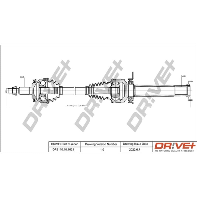 DRVE pusašis DP2110.10.1021
