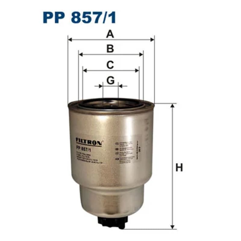 FILTRON kuro filtras PP 857/1