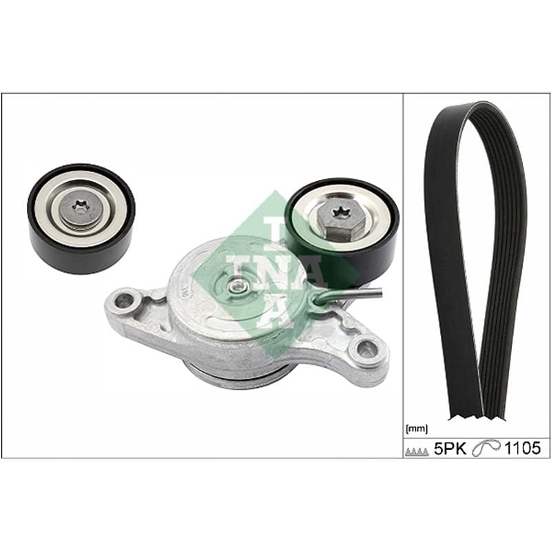 SCHAEFFLERINA V formos rumbuotas diržas, komplektas 529 0154 10
