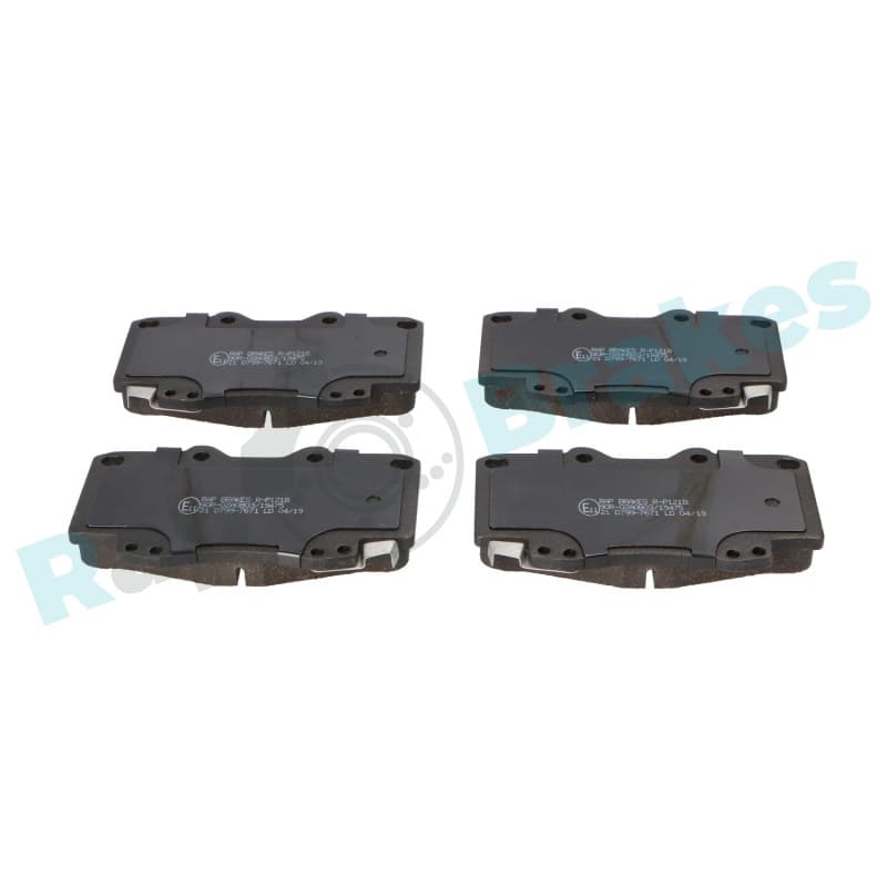 RAPBRAKES stabdžių trinkelių rinkinys, diskinis stabdys R-P1218