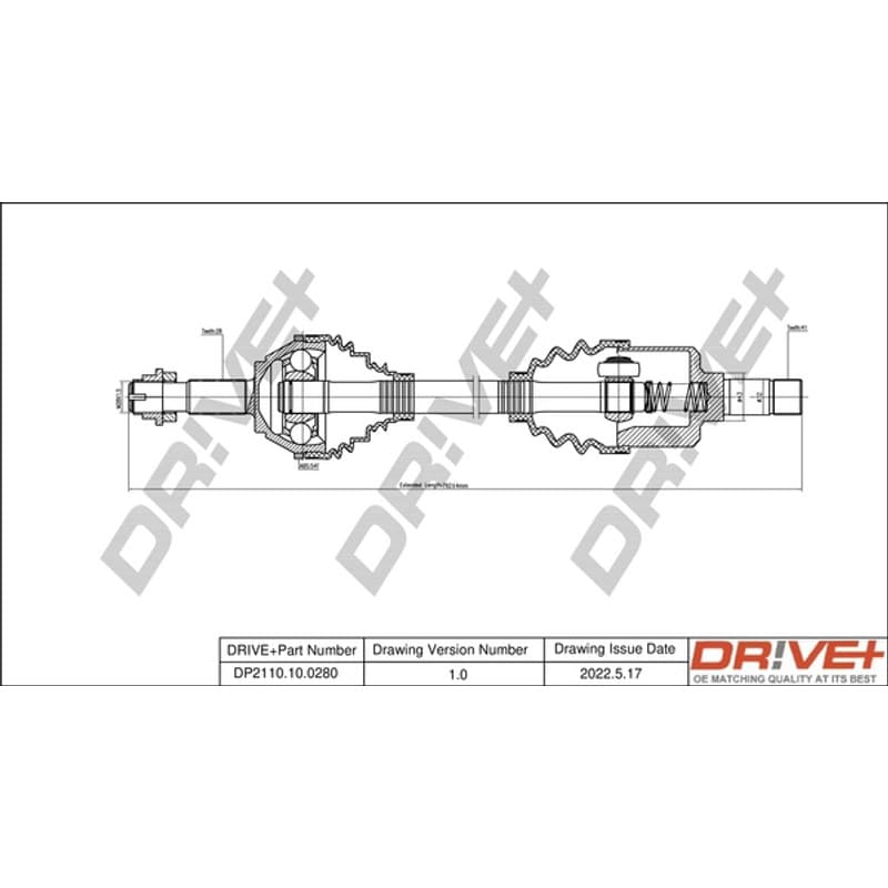 DRVE pusašis DP2110.10.0280