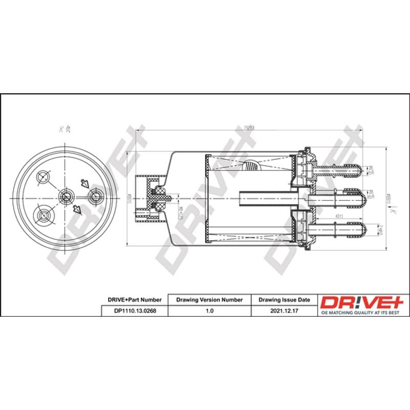 DRVE kuro filtras DP1110.13.0268