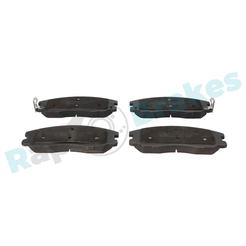 RAPBRAKES stabdžių trinkelių rinkinys, diskinis stabdys R-P0594