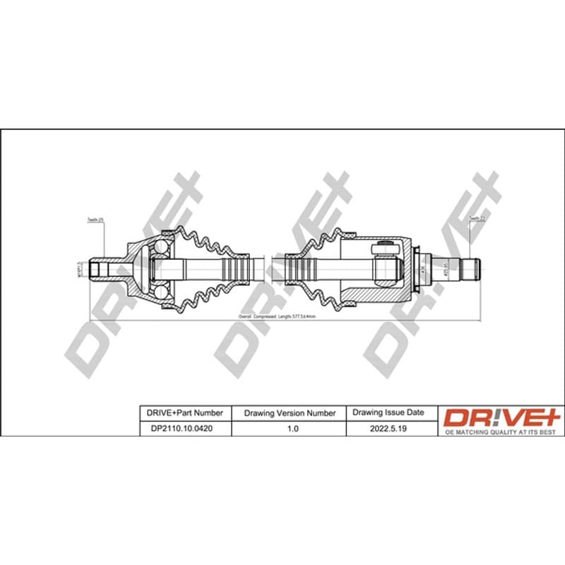 DRVE pusašis DP2110.10.0420