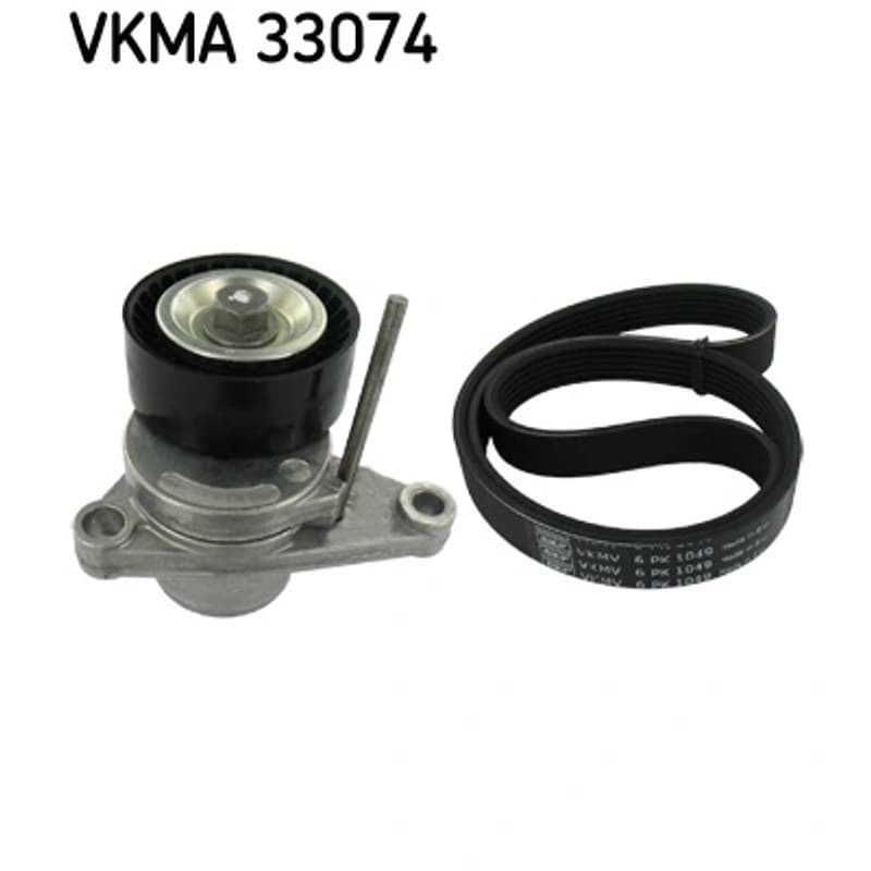 SKF VKMA 33074 V formos rumbuotas diržas, komplektas