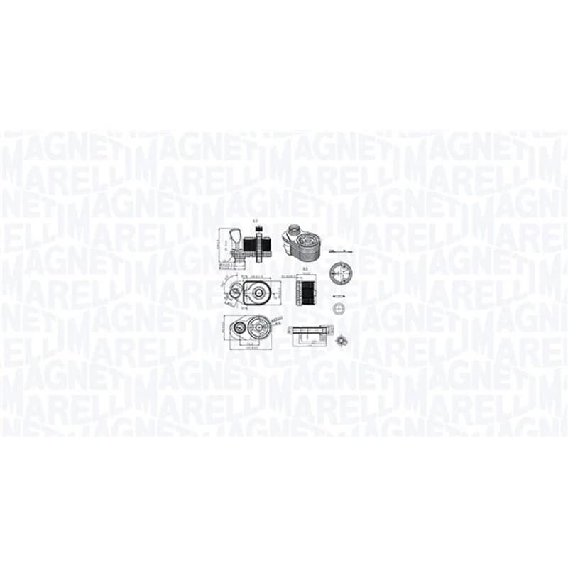 MAGNETIMARELLI alyvos aušintuvas, variklio alyva 350300001100