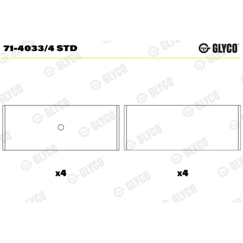 GLYCO Guoliai dideliu galu 71-4033/4 STD