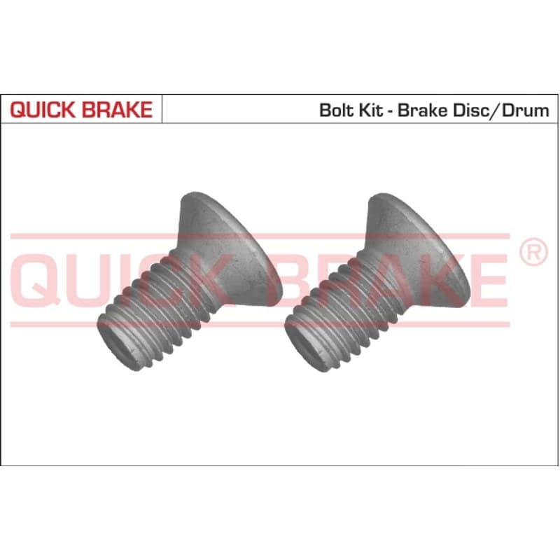 QUICKBRAKE 11670K varžtų komplektas, stabdžių diskas