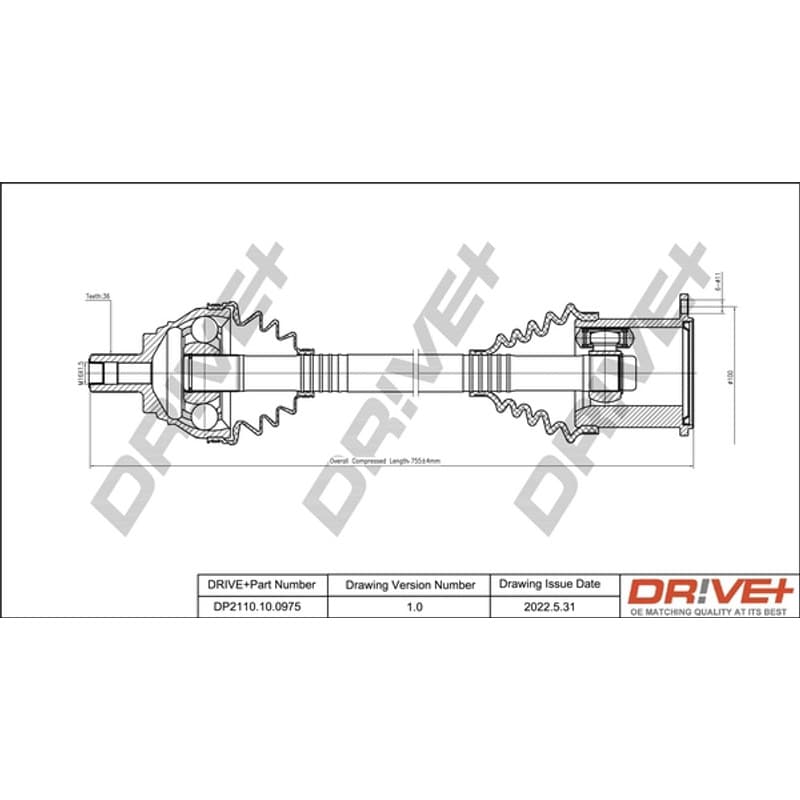DRVE pusašis DP2110.10.0975