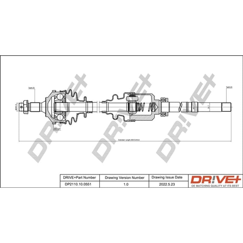 DRVE pusašis DP2110.10.0551