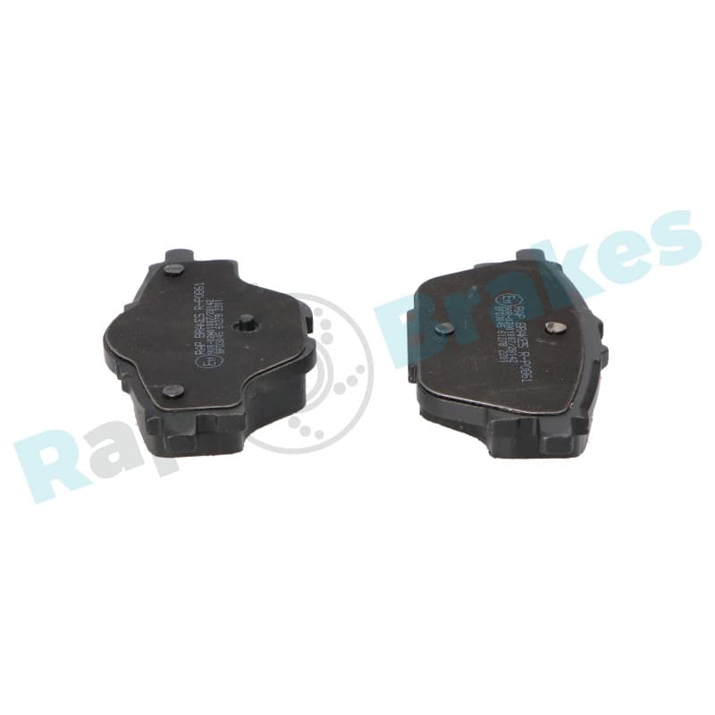 RAPBRAKES stabdžių trinkelių rinkinys, diskinis stabdys R-P0861