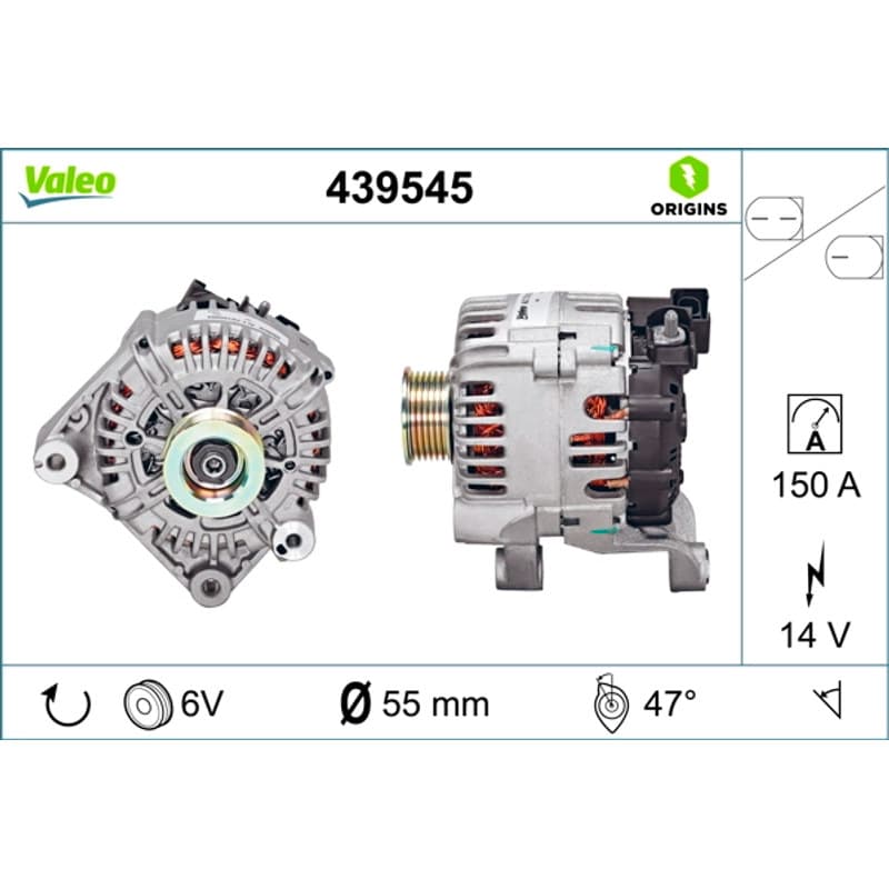 VALEO kintamosios srovės generatorius 439545