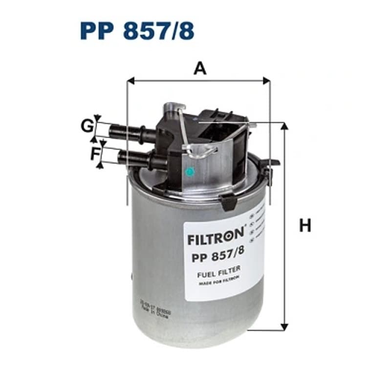 FILTRON PP 857/8 Kuro filtras