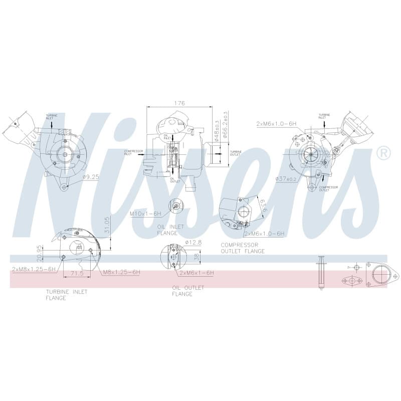 NISSENS kompresorius, įkrovimo sistema 93481