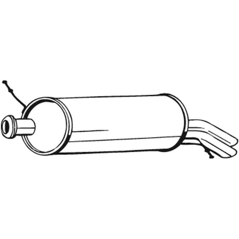 BOSAL galinis duslintuvas 135-547