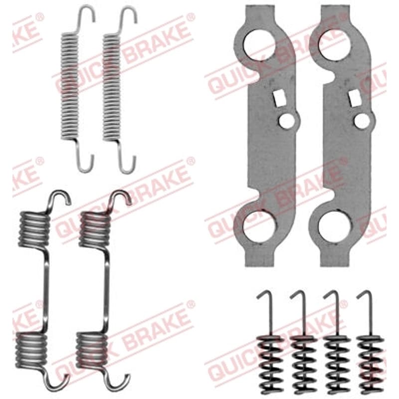 QUICKBRAKE priedų komplektas, stovėjimo stabdžių trinkelės 105-0537