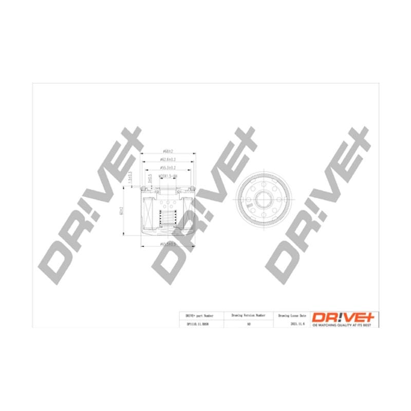 DRVE alyvos filtras DP1110.11.0058