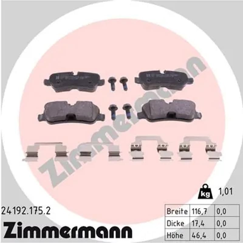 ZIMMERMANN Būgnai ir trinkelės 24192.175.2