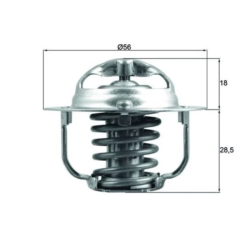 MAHLE TX 208 91D termostatas, aušinimo skystis