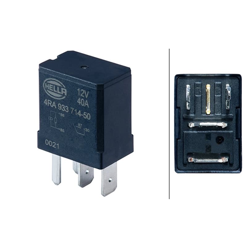 HELLA 4RA 933 714-501 relė, pagrindinė srovė