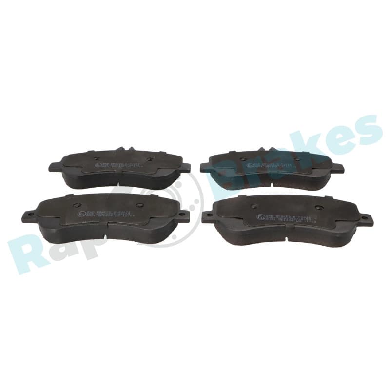 RAPBRAKES stabdžių trinkelių rinkinys, diskinis stabdys R-P0672
