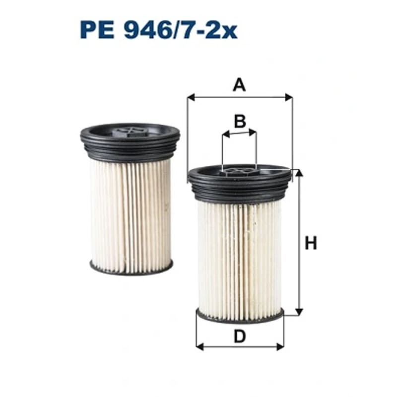 FILTRON Kuro filtras PE 946/7-2x