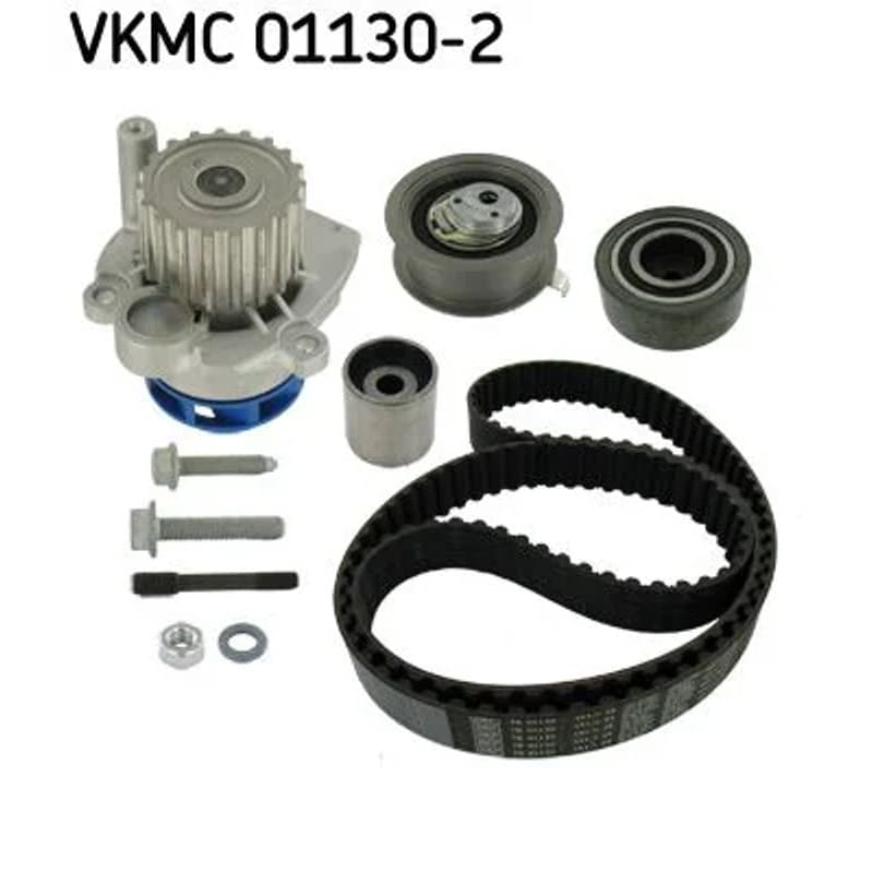 SKF VKMC 01130 vandens siurblio ir paskirstymo diržo komplektas