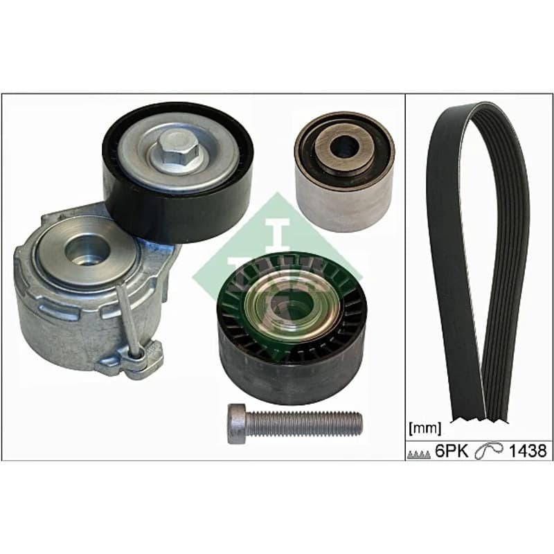 SCHAEFFLERINA V formos rumbuotas diržas, komplektas 529 0107 10