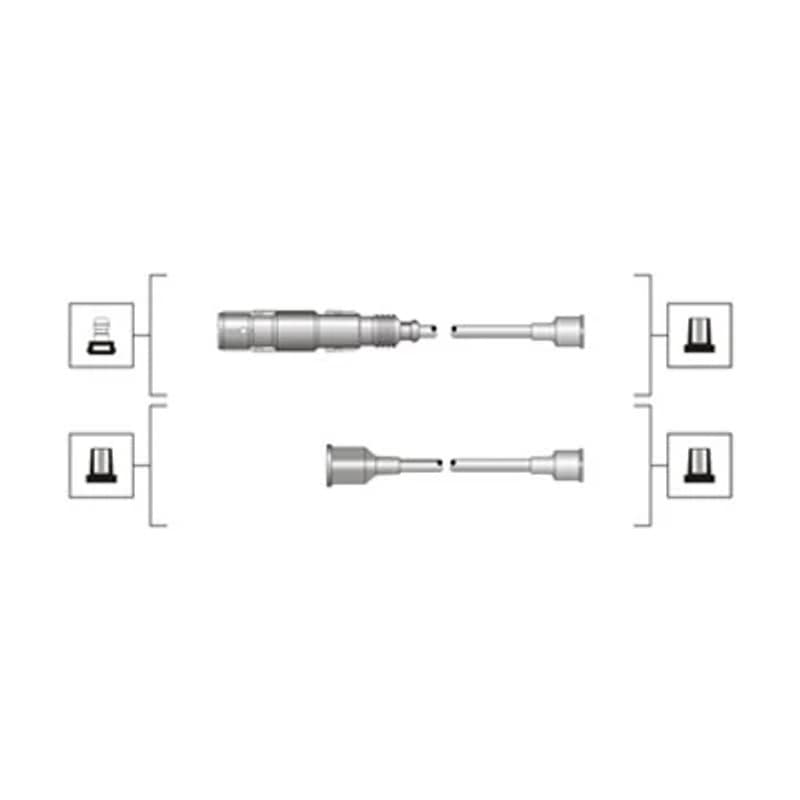 MAGNETIMARELLI uždegimo laido komplektas 941319170036